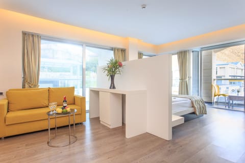 Junior Suite, Partial Sea View | Minibar, in-room safe, free WiFi, wheelchair access