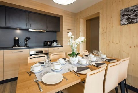 Settle into the dining area and enjoy a nice meal.