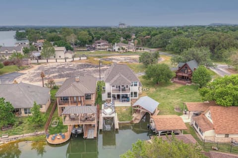 Aerial View-Boat slip not available for guest use.