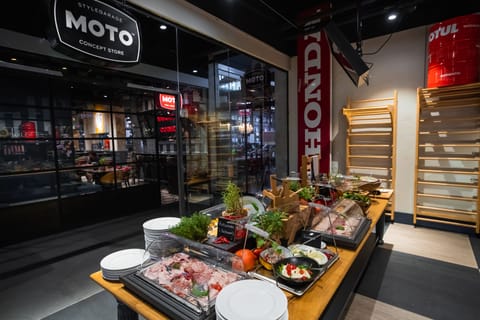 Daily buffet breakfast (EUR 24.00 per person)