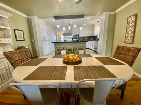 Dining room table for six guests