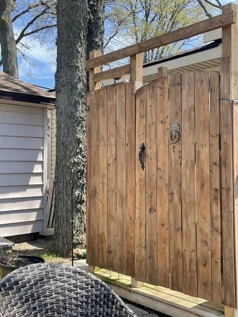 Shared Outdoor Shower