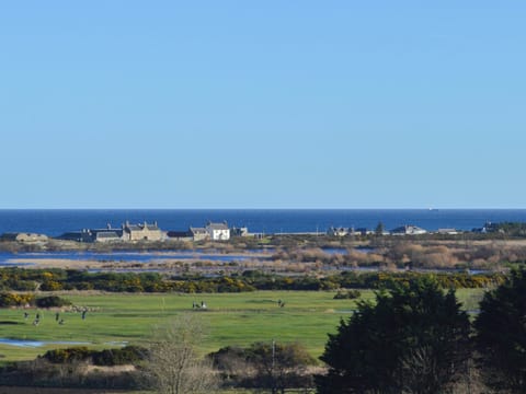 Far reching view over the golf course and out to sea | March Brown, Garmouth, near Elgin