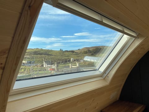 Far reaching views over the surrounding countryside | Maggie’s Cabin, Oban