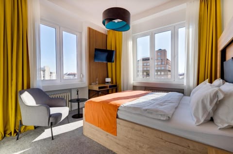 Panoramic Double Room | Premium bedding, minibar, in-room safe, desk