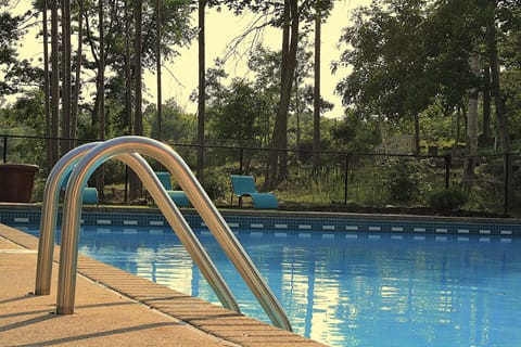 Indoor pool, seasonal outdoor pool