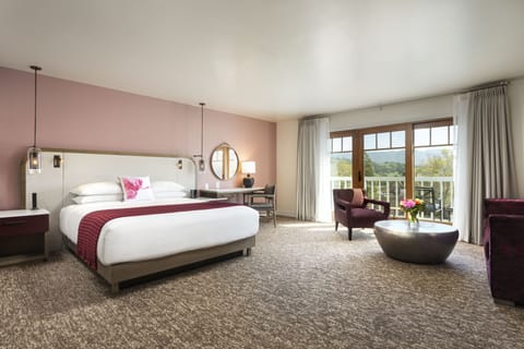 Suite, 1 King Bed (Wine Country) | Egyptian cotton sheets, down comforters, pillowtop beds, in-room safe