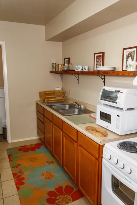 Studio | Private kitchen | Fridge, microwave, oven, coffee/tea maker