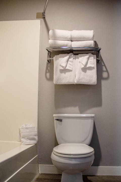 Deluxe Room, 1 King Bed | Bathroom | Free toiletries, hair dryer, towels, soap