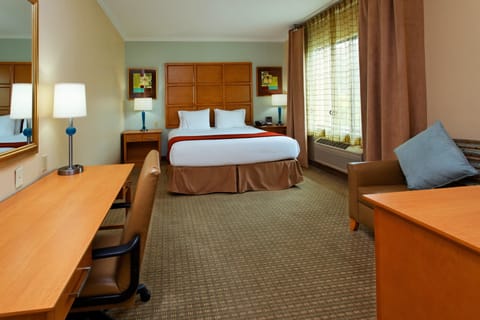 Suite, 1 King Bed, Accessible (Mobil, Tub) | In-room safe, desk, laptop workspace, iron/ironing board