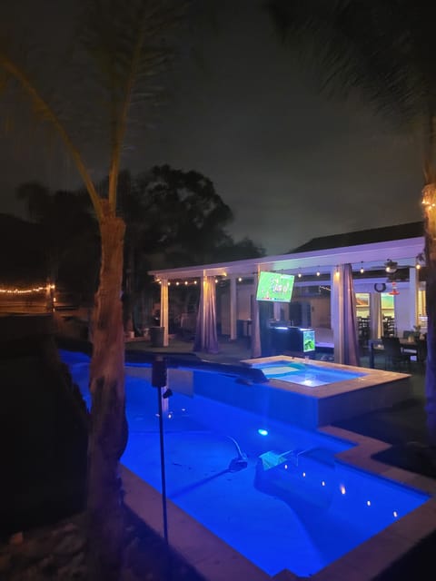 Here's the view from the fire pit.