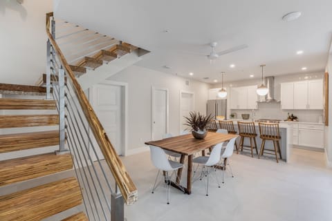 Stairs to other guestrooms - And to living area/ master bedroom