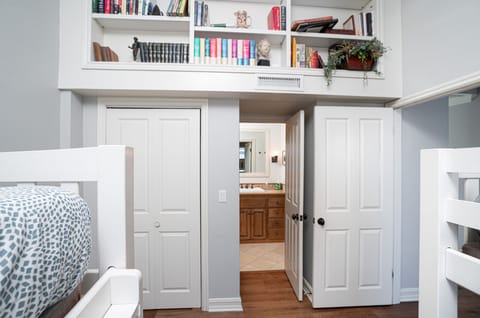 Unit A Bunk Room Shelves