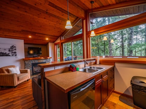 Cabin, 2 Bedrooms, Oceanfront (Nest)  | Living room