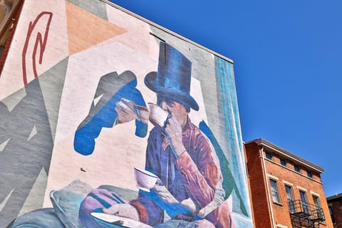 1 of many AMAZING murals thru-out downtown Cincy, OTR, & Pendleton neighborhood