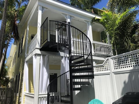 Back of house, private yard