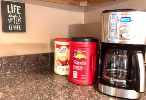 Mornings start with coffee