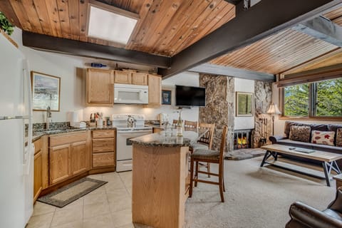 Living room off of kitchen