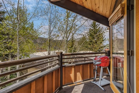 Private balcony with BBQ grill