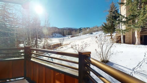 Balcony overlooking Snowmass Ski Area