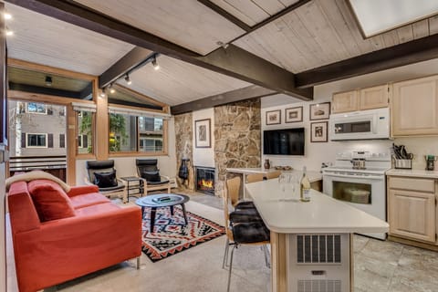 Living room off of kitchen