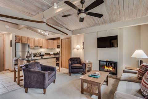 Living room off of kitchen