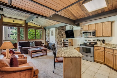 Living area off of kitchen