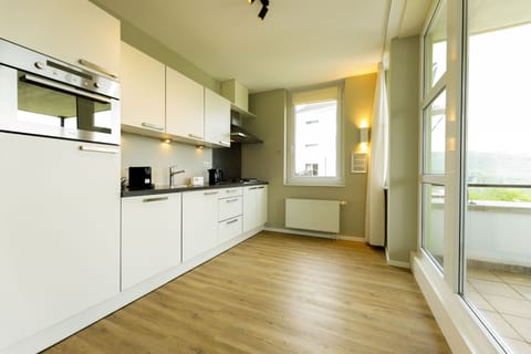 Appartement Wannsee luxe met sauna | Private kitchen | Fridge, microwave