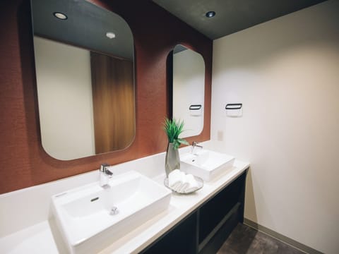 Premium Two-Bedroom Japanese Suite | Bathroom | Separate tub and shower, deep soaking tub, eco-friendly toiletries