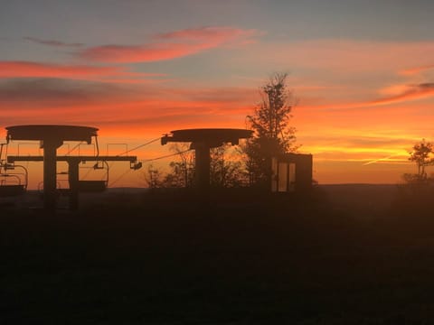 Coffee at Sunrise on Back Deck