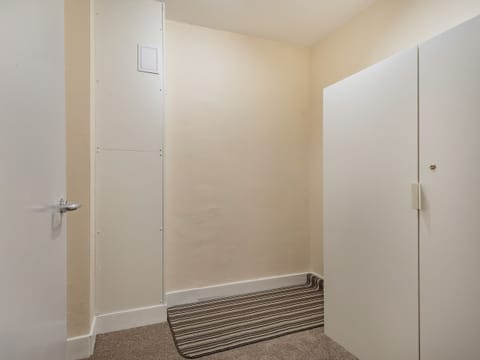 Walk-in storage cupboard | Boyd Apartment, Largs