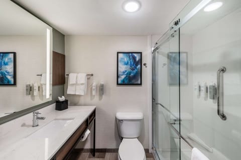 Standard Room, 1 King Bed | Bathroom shower