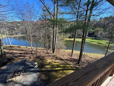 Early winter view of lake