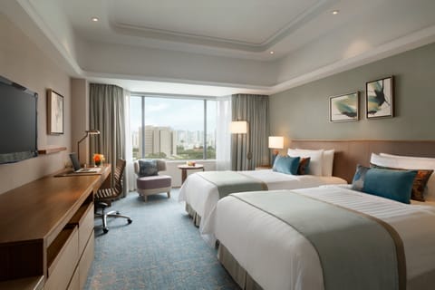 City Wing, Deluxe Grand Room, 2 Single Beds | Premium bedding, down comforters, minibar, in-room safe