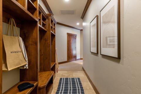 Mudroom entry.