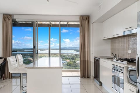 3 Bedroom Luxury Penthouse | Private kitchen | Full-size fridge, microwave, oven, stovetop