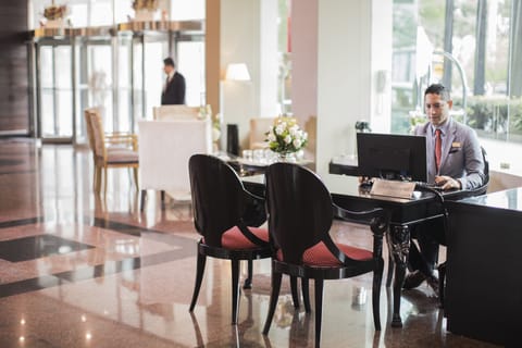 Lobby sitting area