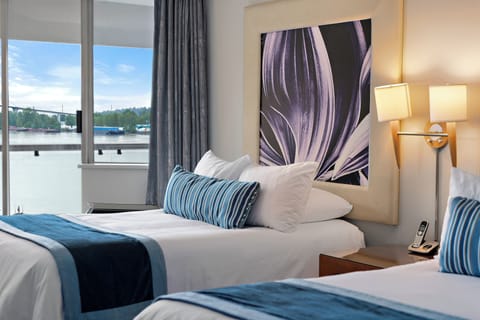 Room, 2 Queen Beds (Quay) | Desk, iron/ironing board, free WiFi, bed sheets