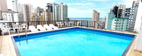 Indoor pool, outdoor pool, sun loungers