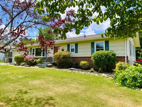 Redbud Retreat-named after our little prized weeping redbud in the front garden