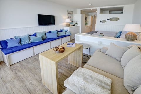 cozy living and dining area