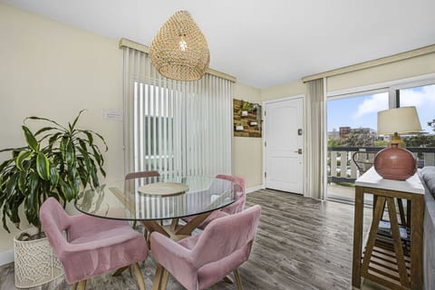 dining table looking at front door