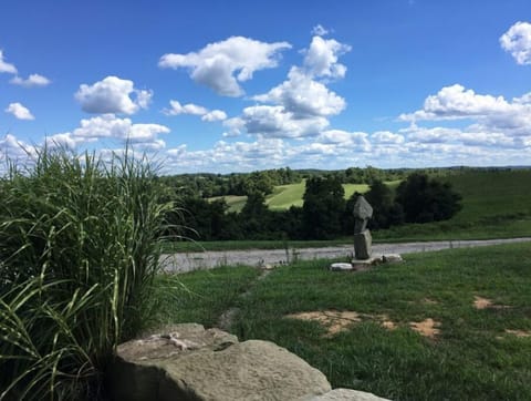 View from the front porch - great spot to enjoy your morning coffee
