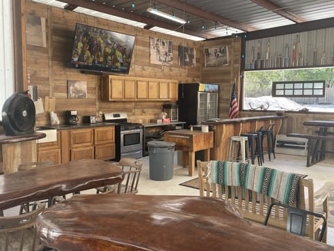 Your outdoor kitchen/pavilion has everything you need!