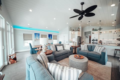 Living room located on the third floor