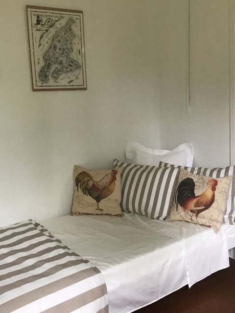 Main floor twin bed w/attached bath.