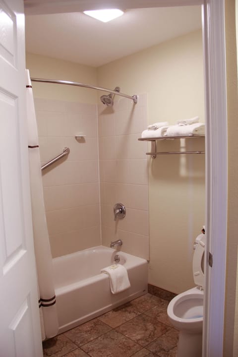 Suite, 2 Queen Beds, Non Smoking, No Pets | Bathroom shower