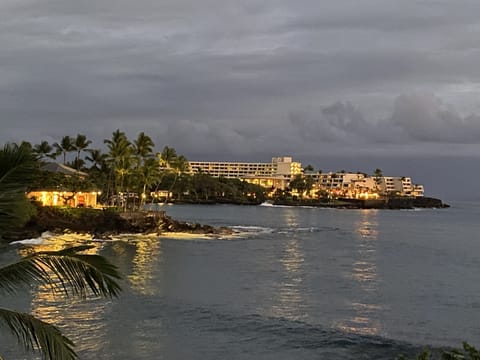 Beautiful view of the hotel across the bay
