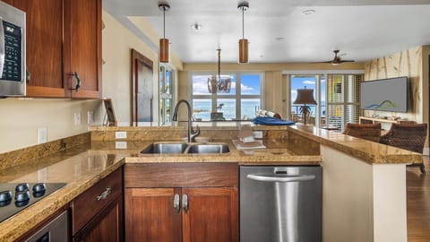 Whalers Cove at Koloa Landing #234 - Ocean View Kitchen & Great Rooom - Parrish Kauai