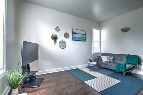 Modern Designated Living Room with Smart TV